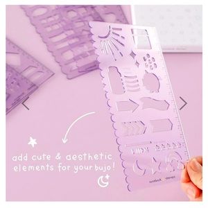 Tsuki Bullet Journal Stencil Set (Notebook Therapy)